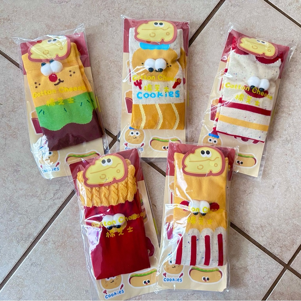 Five fun socks